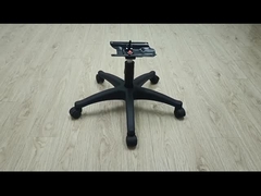 표준 사무실 의자 회전 기지 흰색 - 카스터 포함 조정 가능한 나일론 5 별 발