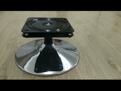 바 의자 액세서리, 크롬 소파 의자 고정 디스크 기반 회전 및 자동 반환 기능