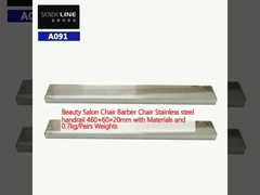 미용실 의자 면도 의자 스테인리스 스틸 레인 460×60×20mm 재료와 0.7kg/쌍 무게