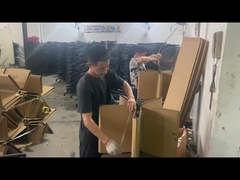 도매 700mm 검은 나일론 사무실 의자 허리 지원 및 캐스터와 함께 회전 기지