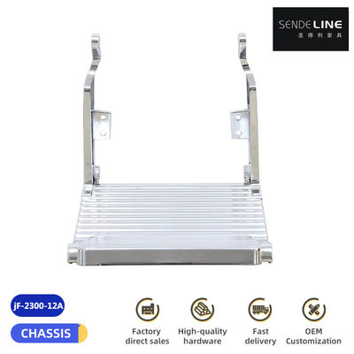 좋은 가격 알루미늄 합금 면도자리 의자 발지대 전자기 접착 된 색상 티타늄 접착 된 금 발 발자리 트림 헤어 의자 액세서리 온라인으로