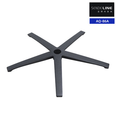 좋은 가격 알루미늄 회전 의자 바퀴가 있는 금속 기판 5성 의자 다리 온라인으로