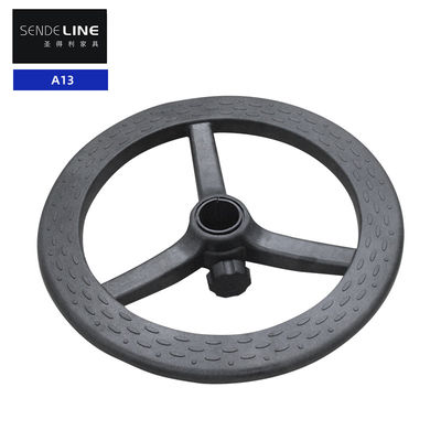 좋은 가격 나일론 오피스 의자 회전 기지 블랙 바 스톨 플라스틱 발 360도 회전 온라인으로