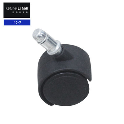 좋은 가격 사무실 회전 의자 바퀴 교체 40mm 바퀴 허브 검은 펄리 카든 바퀴 온라인으로