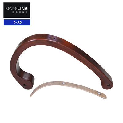 좋은 가격 현대 적갈색 단단한 목재 의자 팔받침 온라인으로