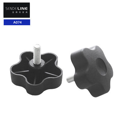 좋은 가격 검은 색 조정 가능한 테이블 발 M8 스레드 길이 20mm 사무실 의자 발 교체 온라인으로