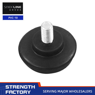 좋은 가격 M8 조정 가능한 테이블 발 38mm 기본 직경 사무실 회전 의자 발 패드 온라인으로