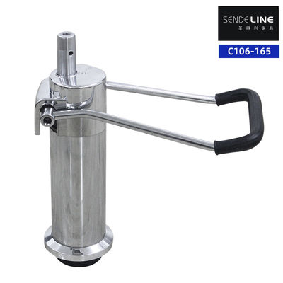 좋은 가격 200kg 오일 펌프 면도 의자 베이스 Cast Iron 크롬 살롱 의자 수압 베이스 온라인으로