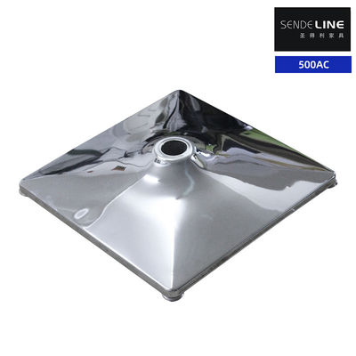 좋은 가격 고체 1.2/1.4 벽 두께 면도 의자 베이스 판색 / 금판 온라인으로