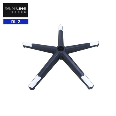 좋은 가격 검은색 나일론 사무실 의자 허리 지원 및 캐스터와 함께 회전 기지 온라인으로