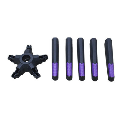 좋은 가격 해체 350mm 반지름 검은 나일론 사무실 의자 높이 조절과 함께 회전 기지 온라인으로