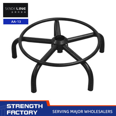 좋은 가격 스프레이 블랙 바 스톨 액세서리 430mm Five Star Foot PU 의자 베이스 온라인으로