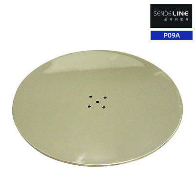 좋은 가격 금으로 칠한 스테인레스 스틸로 덮인 면도 의자 기판 11kg 무게 10mm 벽 두께 온라인으로