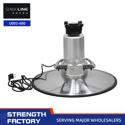 좋은 가격 600mm 크롬 면도 의자 베이스 전기 140# 살롱 헤어 장비 부품 - 높이 조절 41-53cm 온라인으로