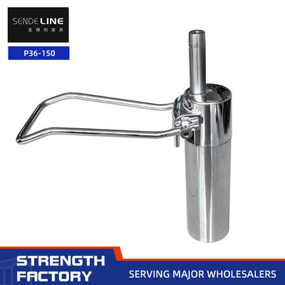 좋은 가격 플래팅 컬러 / 골드 5kg Cast Iron Barber Chair Base With 150mm Journey Hydraulic Pump Lift 온라인으로