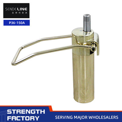 좋은 가격 금 5kg Cast Iron Barber Chair Base 150mm 여행 수압 펌프 리프트 온라인으로