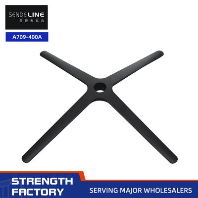 좋은 가격 무광 블랙 800mm 알루미늄 합금 4성급 베이스 사무실 의자 전문 사무용 의자 금속 베이스 온라인으로