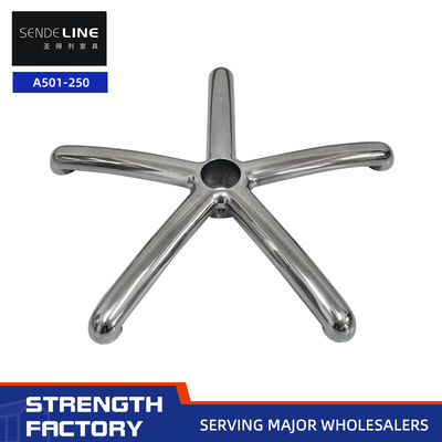 좋은 가격 5성급 사무실 의자 베이스, 광택 처리된 알루미늄 합금 다이캐스팅 일체형 성형 기술, 직경 500mm 온라인으로