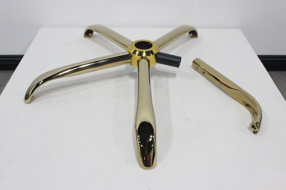 좋은 가격 2.55 킬로그램의 철로 용접된 사무실 회전 의자 기단, 700/640mm 금으로 칠한 5성발 온라인으로